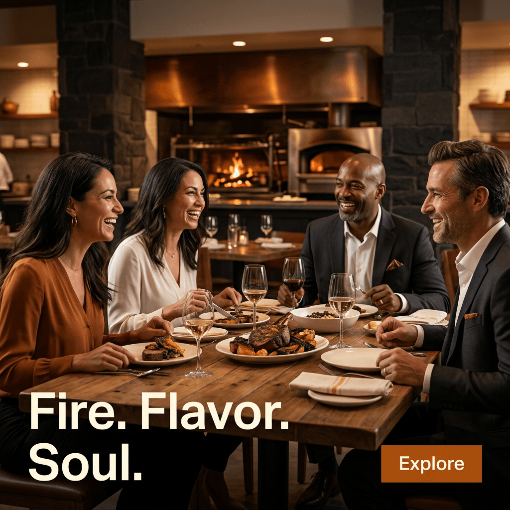 Restaurant LinkedIn ad example — Lifestyle