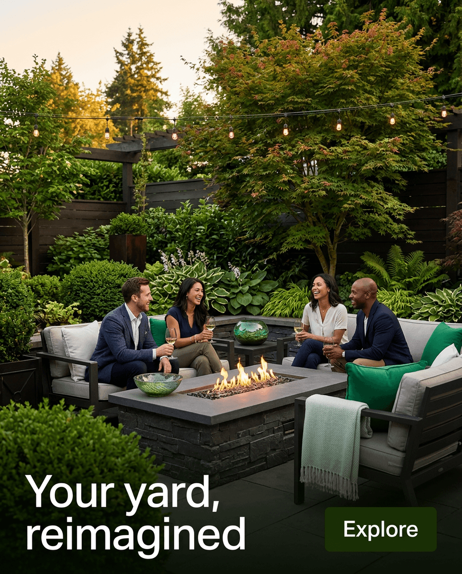 Landscaping Instagram ad example — Lifestyle