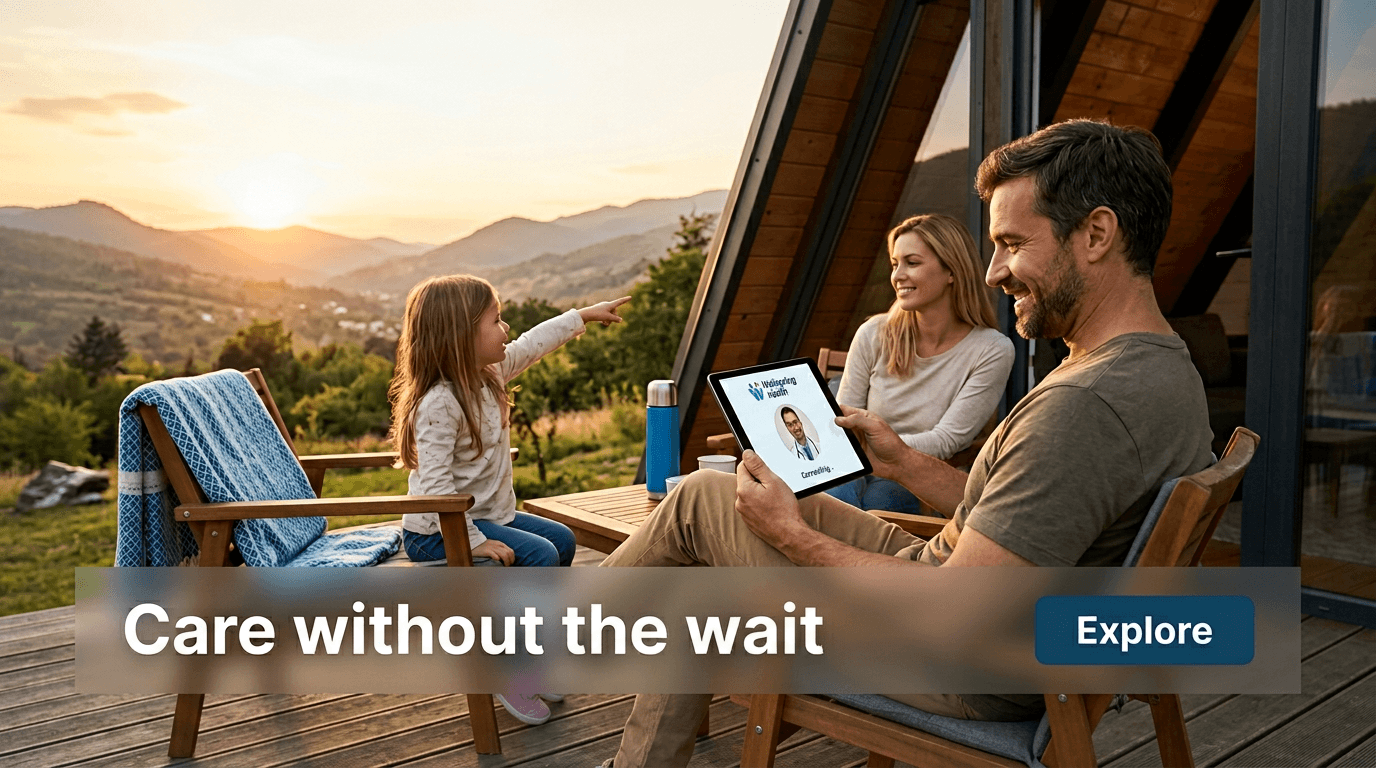 Healthcare Google Display ad example — Lifestyle