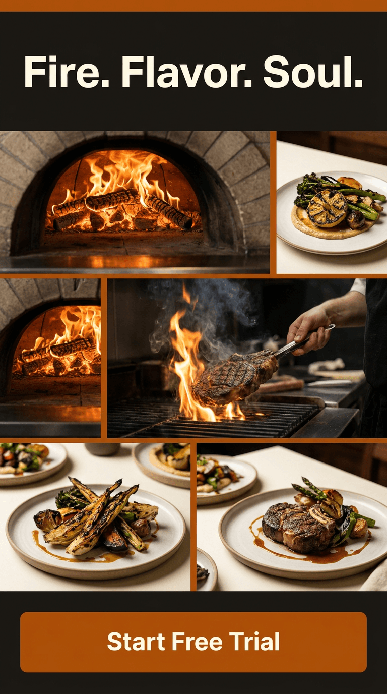 Restaurant TikTok ad example — Limited Offer