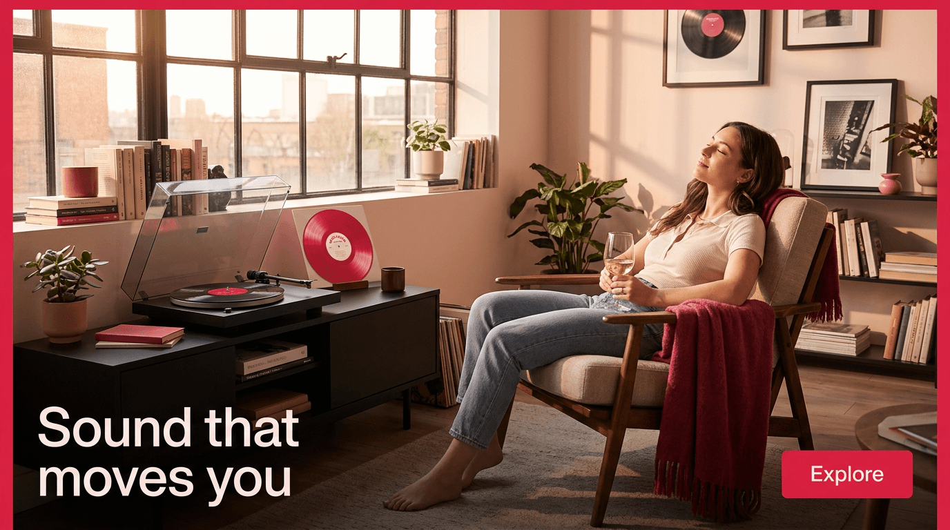 Music & Entertainment Google Display ad example — Lifestyle