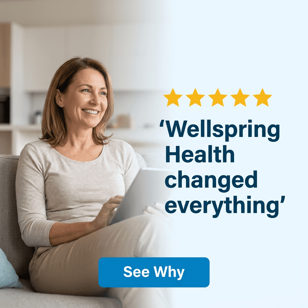 Healthcare LinkedIn ad example — Testimonial