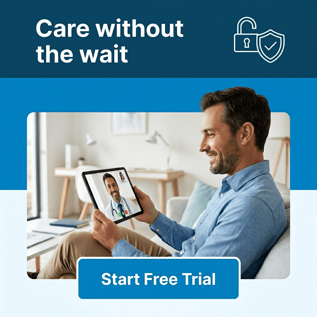 Healthcare LinkedIn ad example — Limited Offer