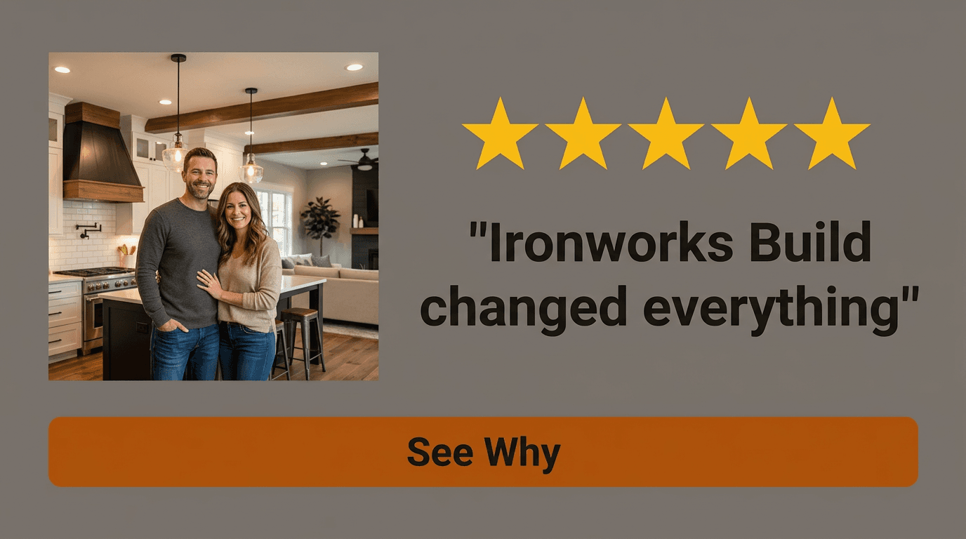 Construction Google Display ad example — Testimonial