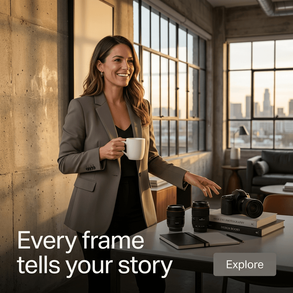 Photography LinkedIn ad example — Lifestyle