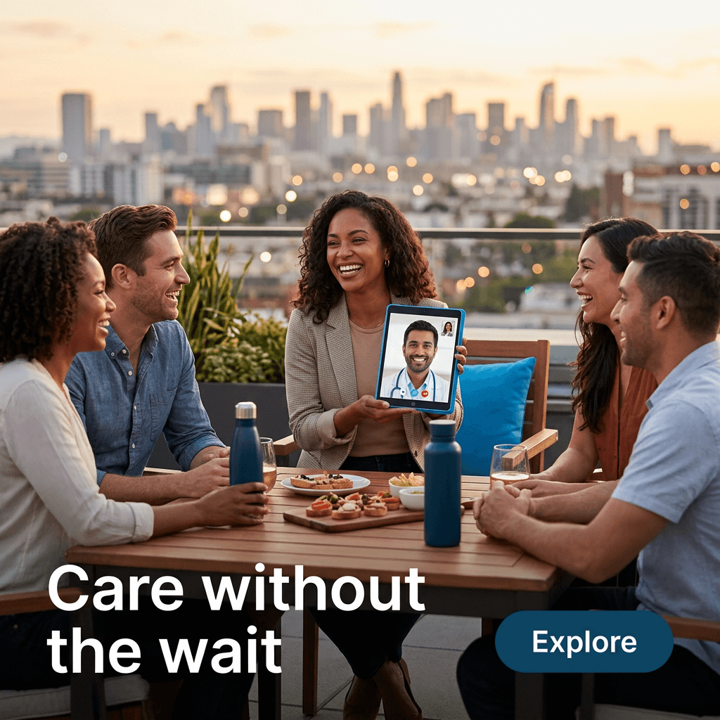 Healthcare LinkedIn ad example — Lifestyle