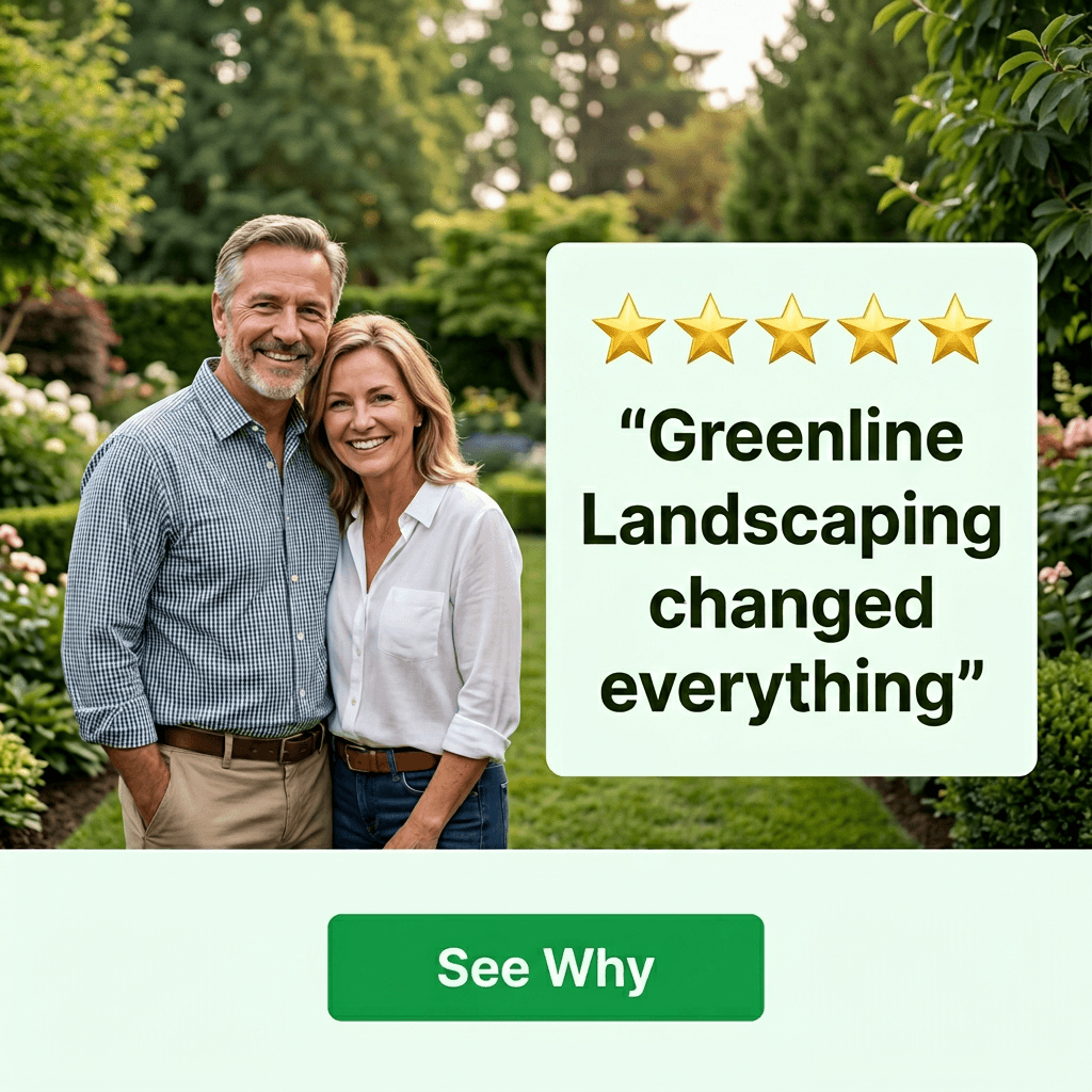 Landscaping LinkedIn ad example — Testimonial