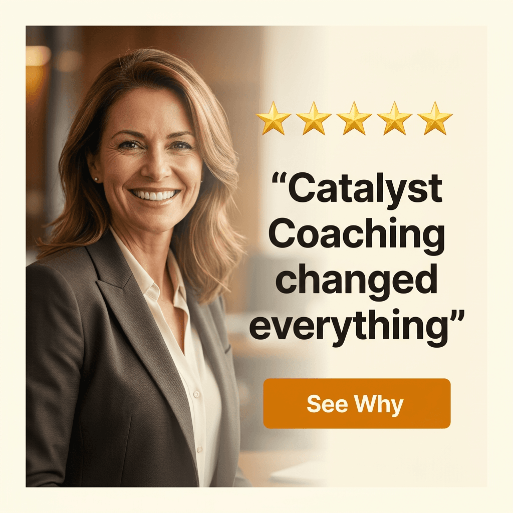 Coaching & Consulting LinkedIn ad example — Testimonial