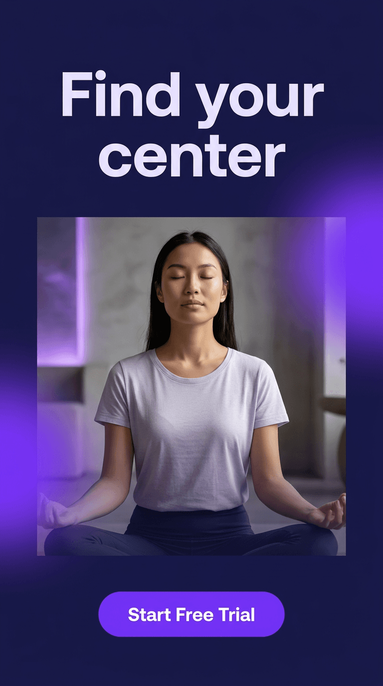 Meditation & Wellness TikTok ad example — Limited Offer