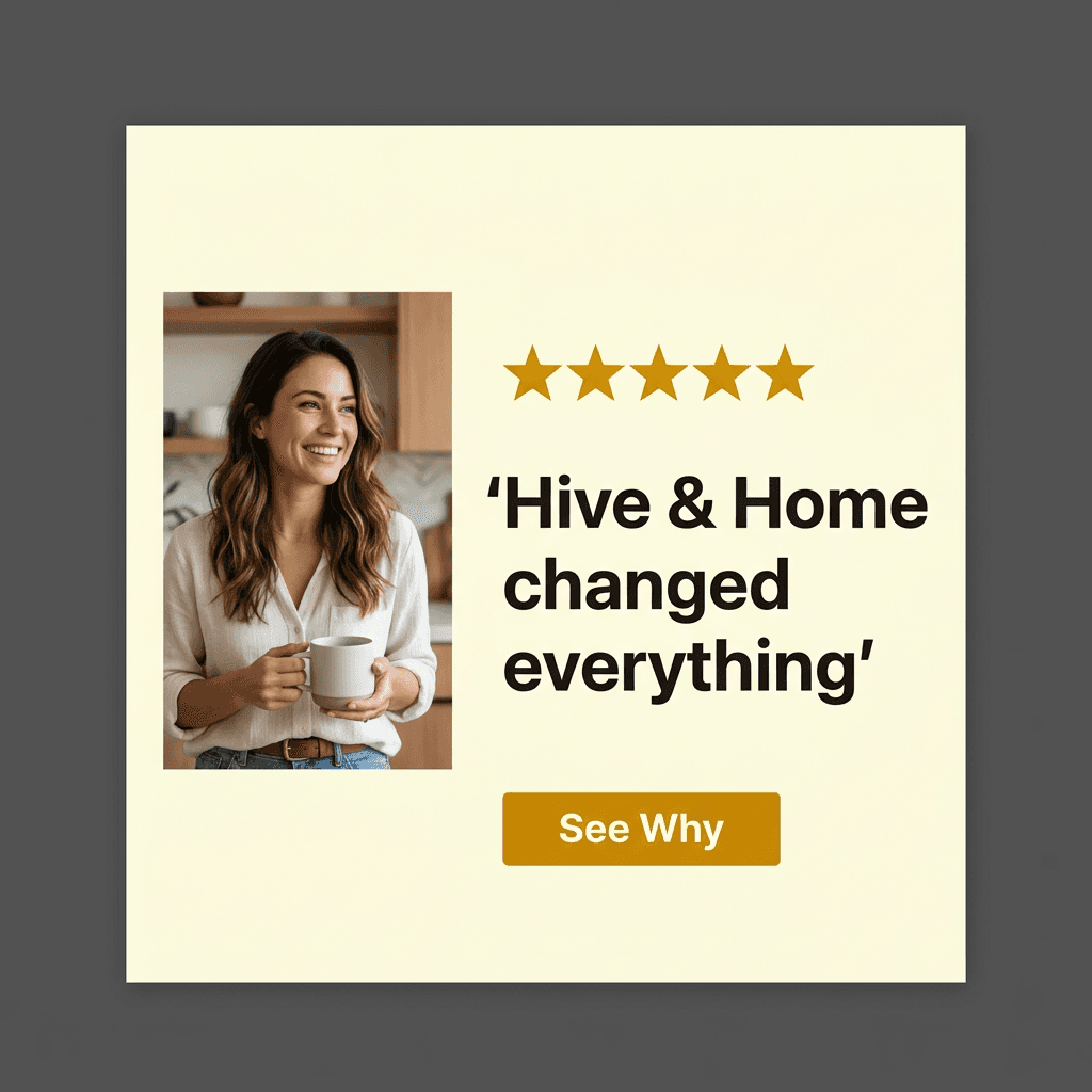 Retail LinkedIn ad example — Testimonial