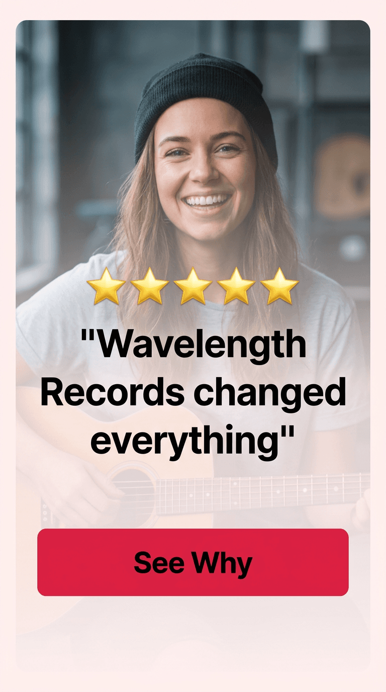 Music & Entertainment TikTok ad example — Testimonial