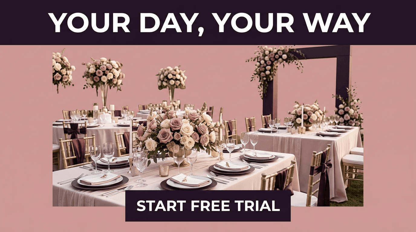 Wedding & Events Google Display ad example — Limited Offer