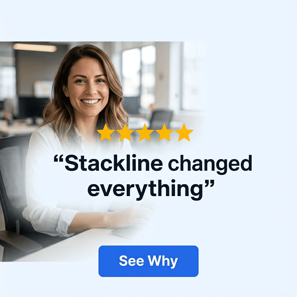 B2B LinkedIn ad example — Testimonial