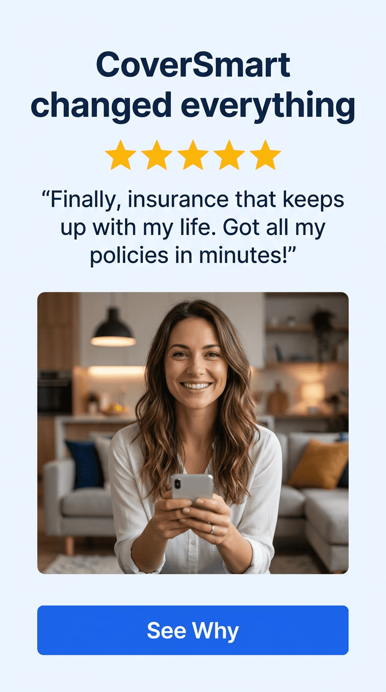 Insurance TikTok ad example — Testimonial