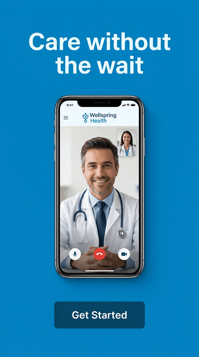 Healthcare TikTok ad example — Product Hero
