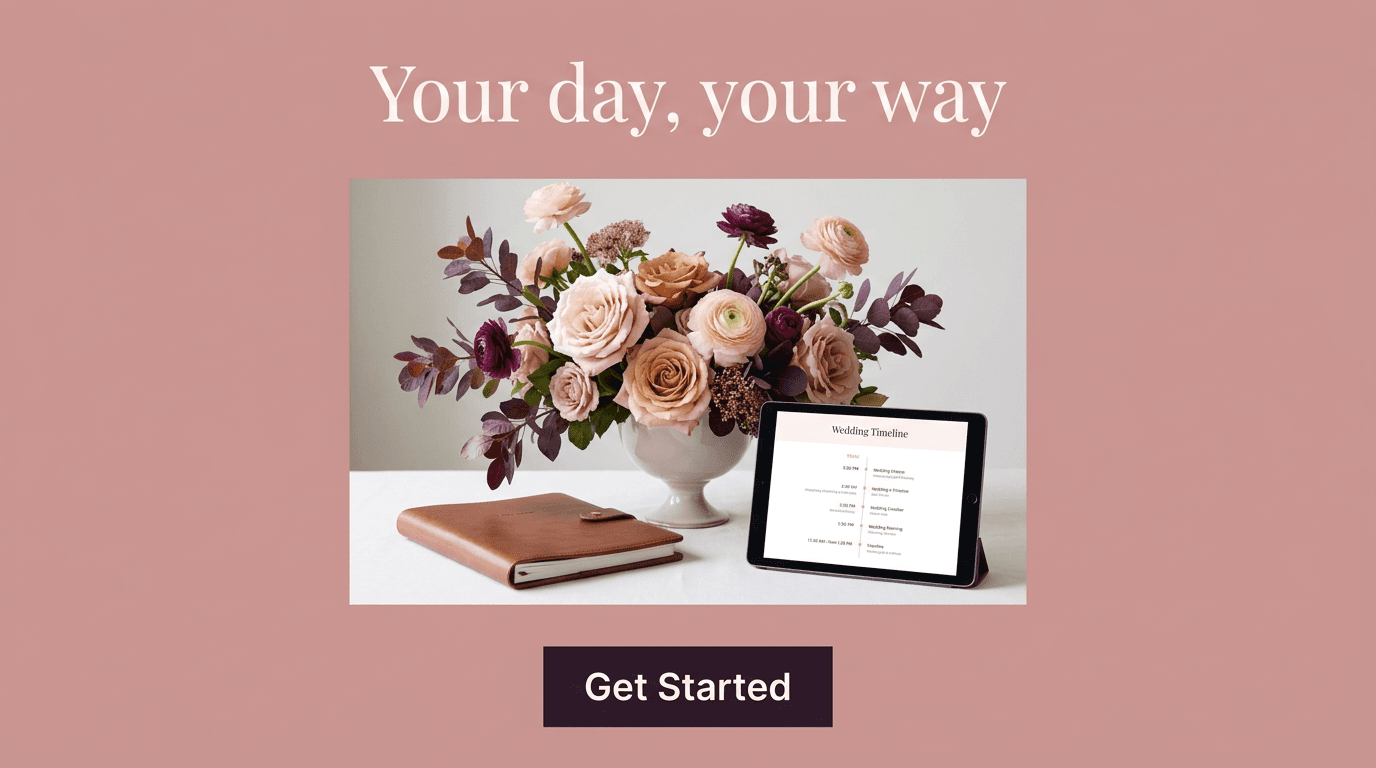 Wedding & Events Google Display ad example — Product Hero