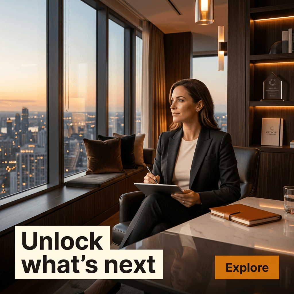 Coaching & Consulting LinkedIn ad example — Lifestyle