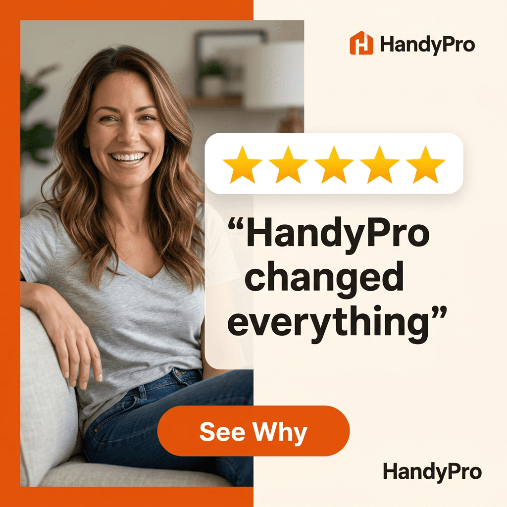 Home Services LinkedIn ad example — Testimonial