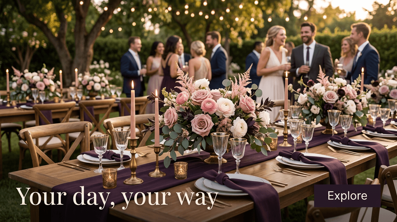 Wedding & Events Google Display ad example — Lifestyle