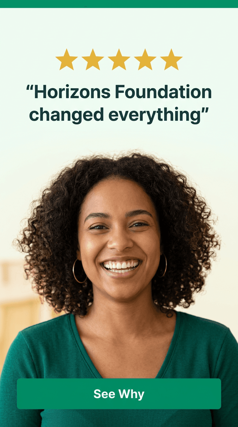 Nonprofit TikTok ad example — Testimonial