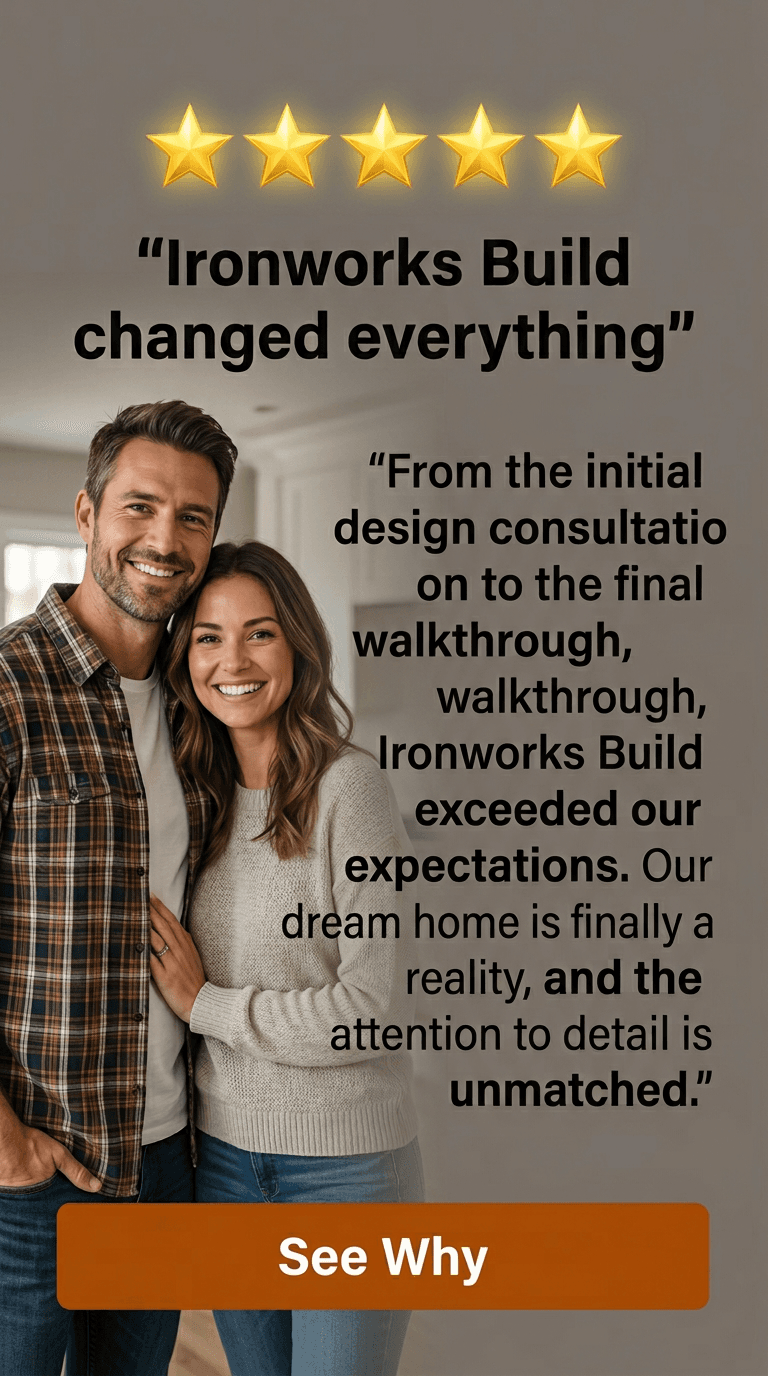 Construction TikTok ad example — Testimonial