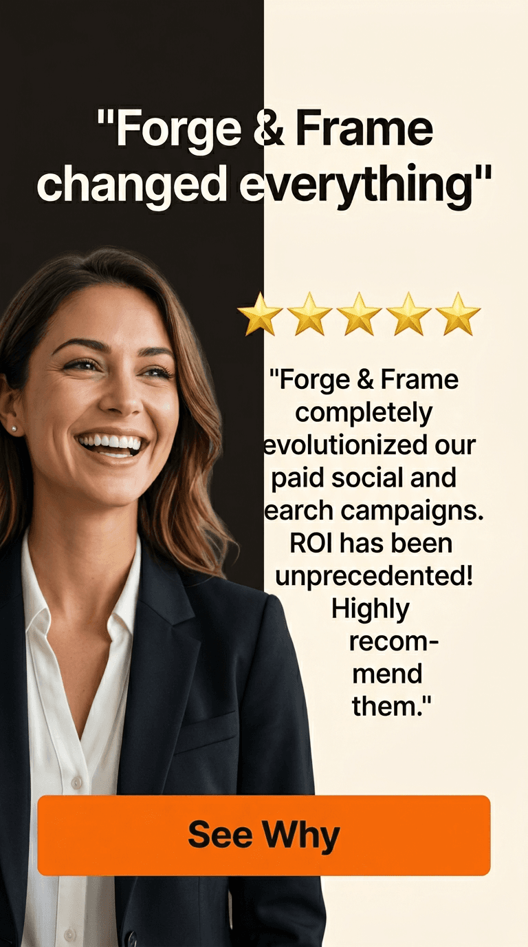 Marketing Agency TikTok ad example — Testimonial