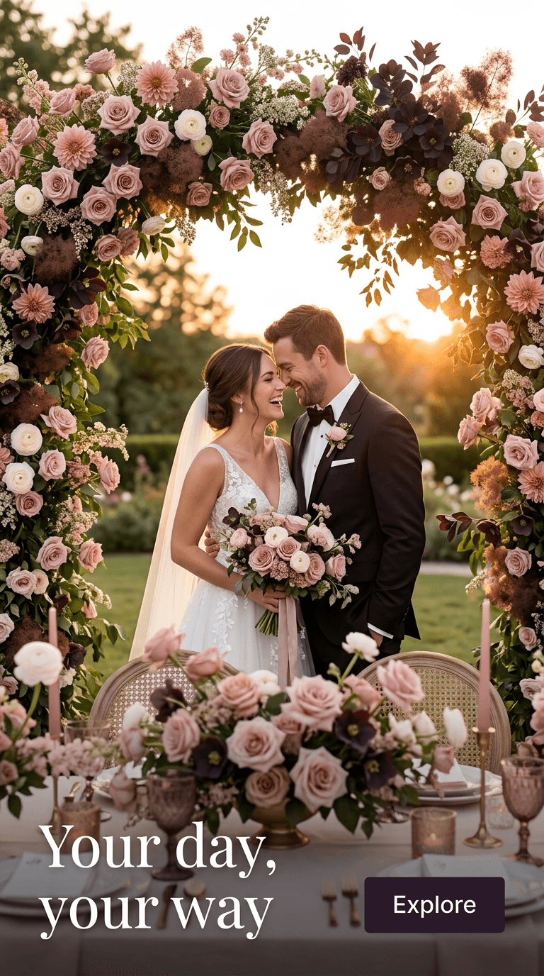 Wedding & Events TikTok ad example — Lifestyle