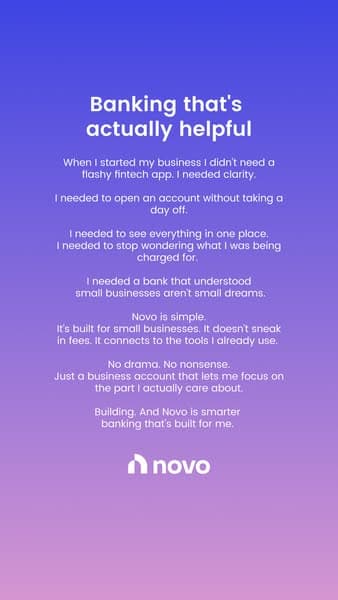 Ad by Novo