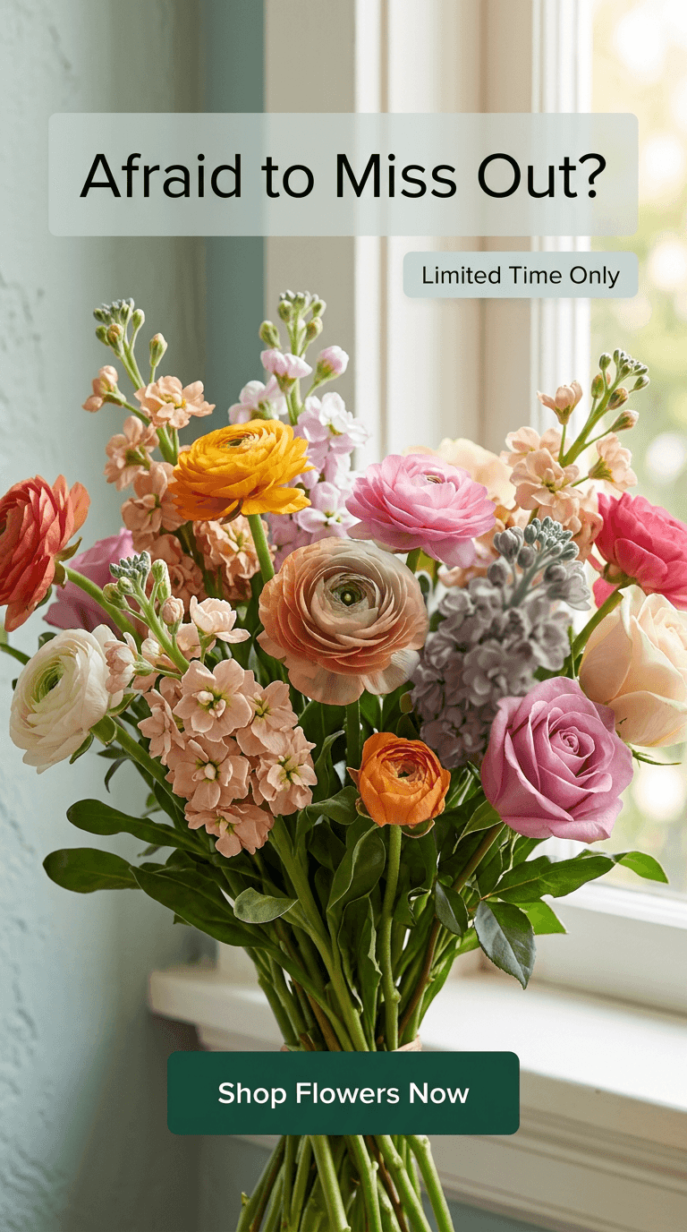 The Bouqs Co. ad