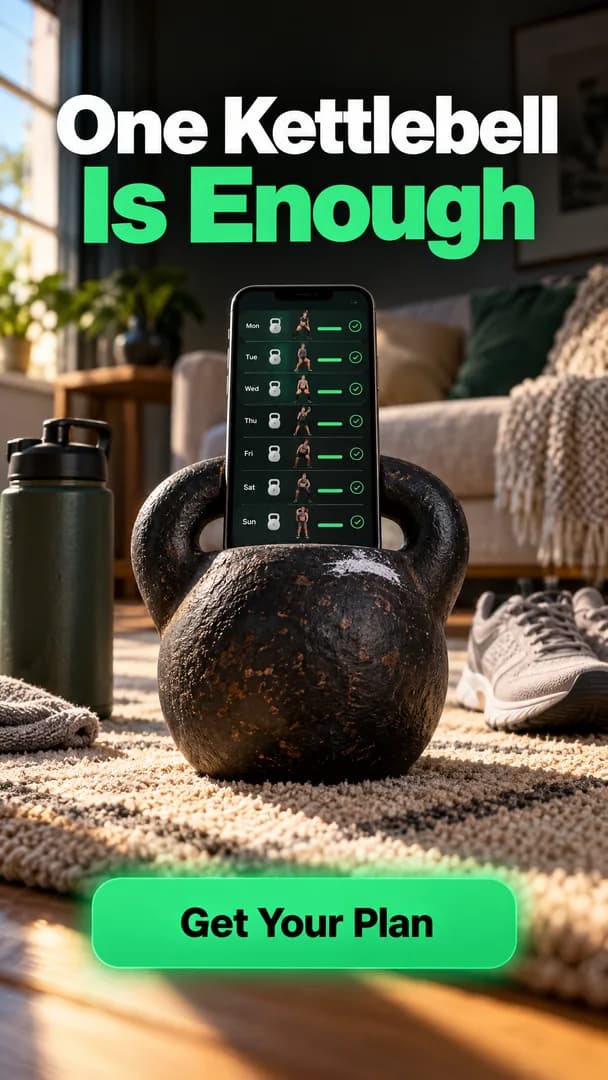 CorePulse — Home-workout story with the plan on screen