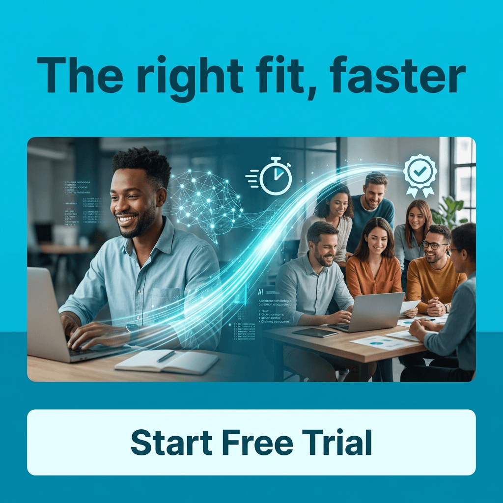 Recruiting & HR Facebook ad example — Testimonial