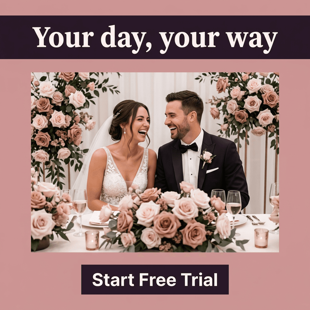 Wedding & Events Facebook ad example — Limited Offer