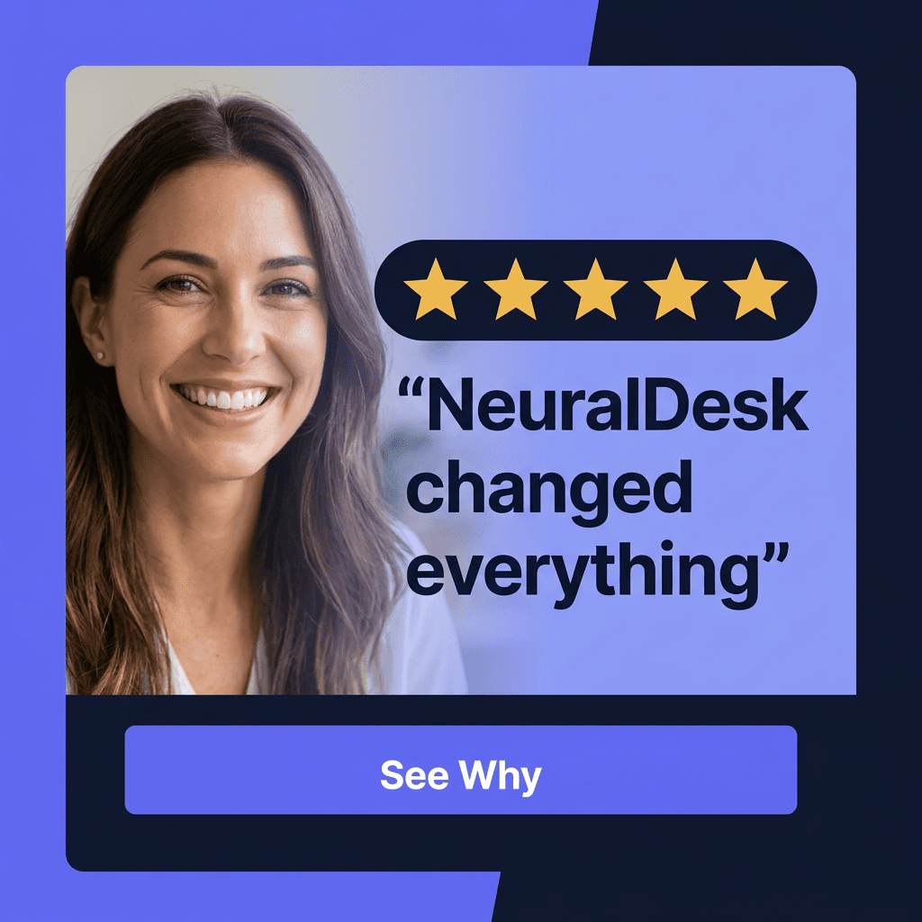 AI & Machine Learning Facebook ad example — Testimonial