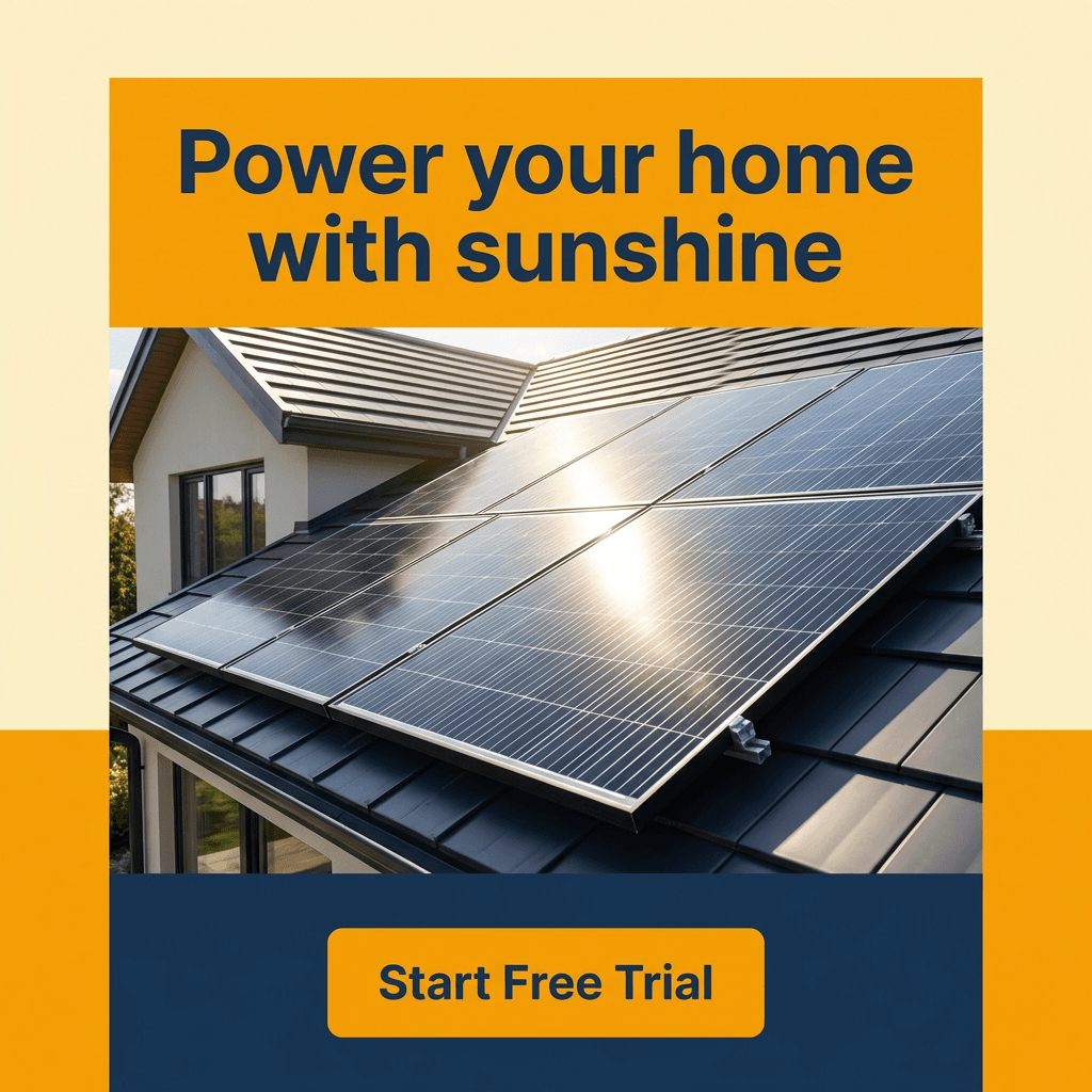 Solar & Renewable Energy Facebook ad example — Limited Offer