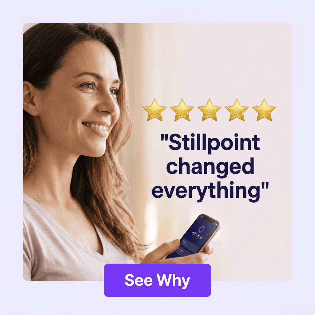 Meditation & Wellness Facebook ad example — Testimonial