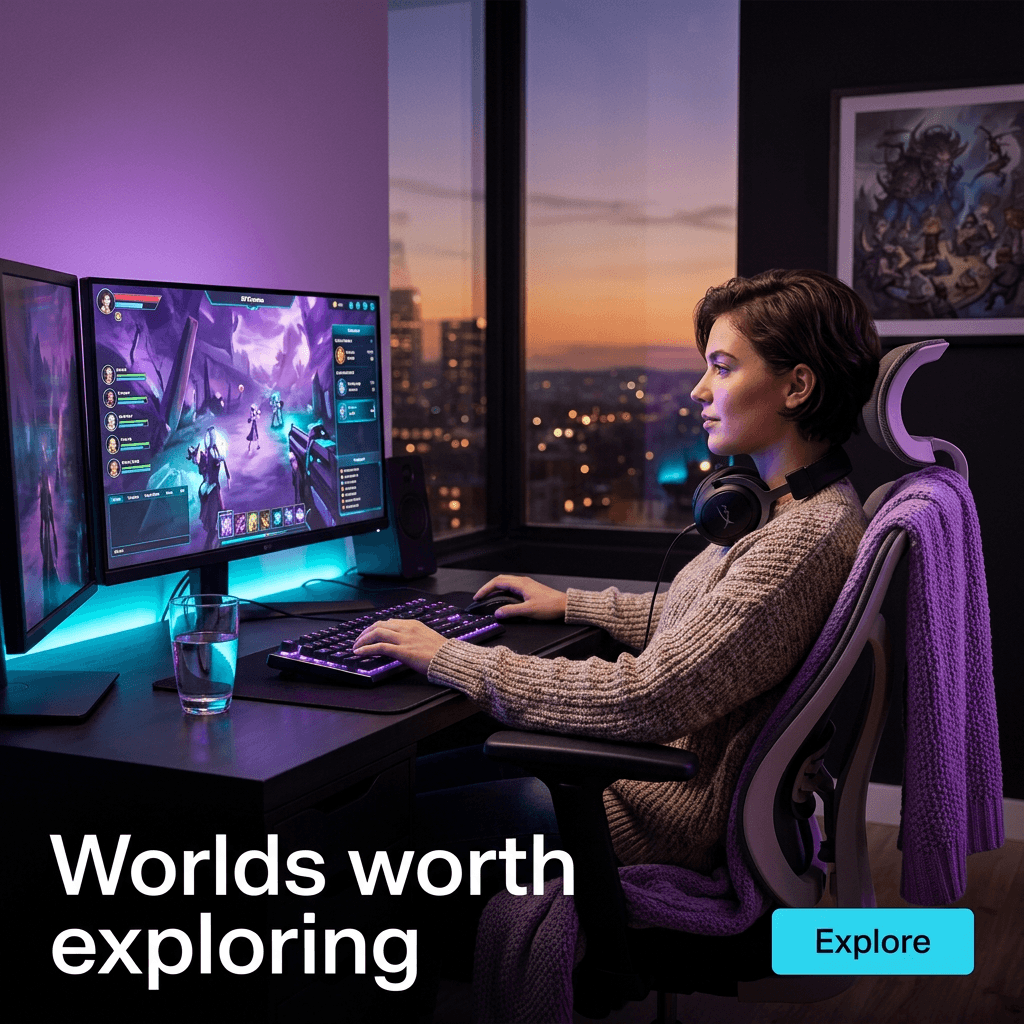 Gaming Facebook ad example — Lifestyle