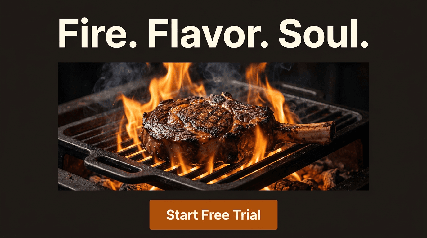 Restaurant Google Display ad example — Limited Offer