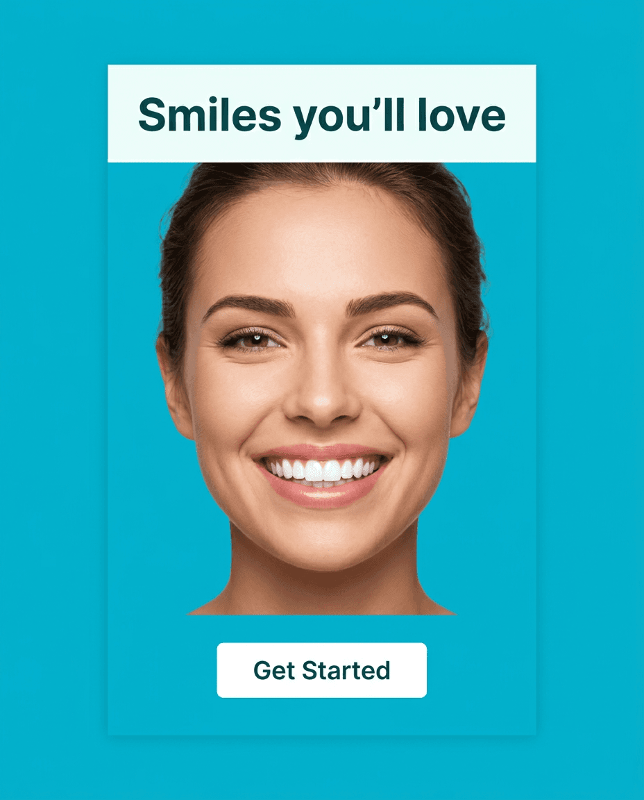 Dental Instagram ad example — Product Hero