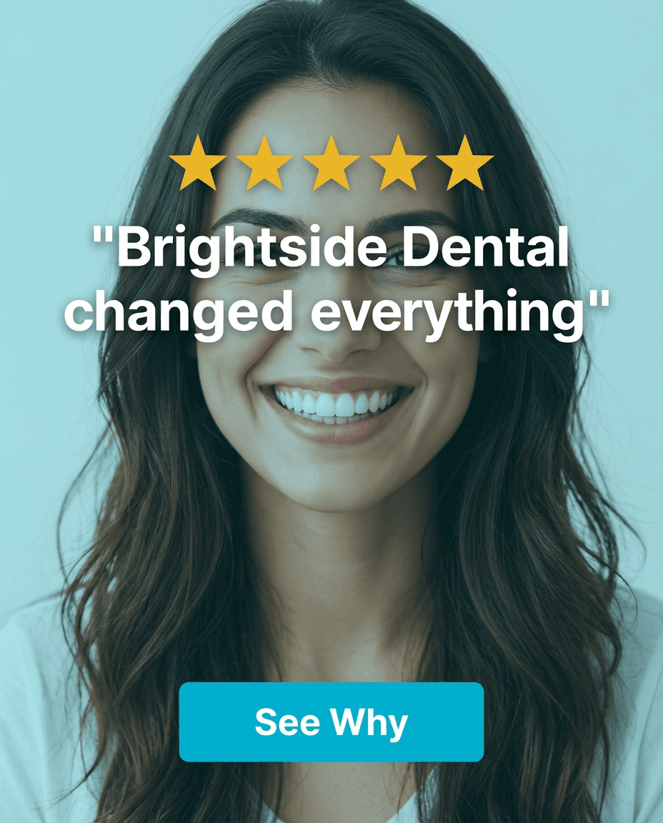 Dental Instagram ad example — Testimonial