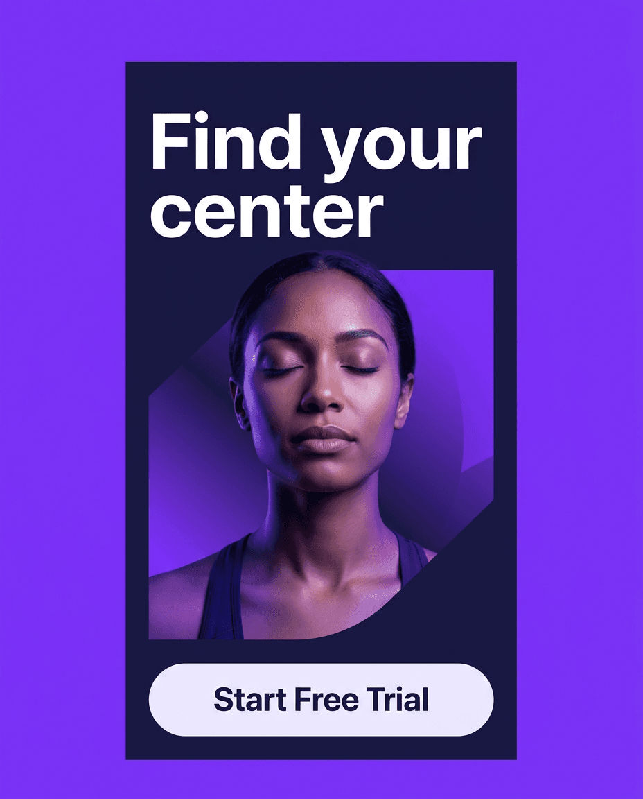 Meditation & Wellness Instagram ad example — Limited Offer