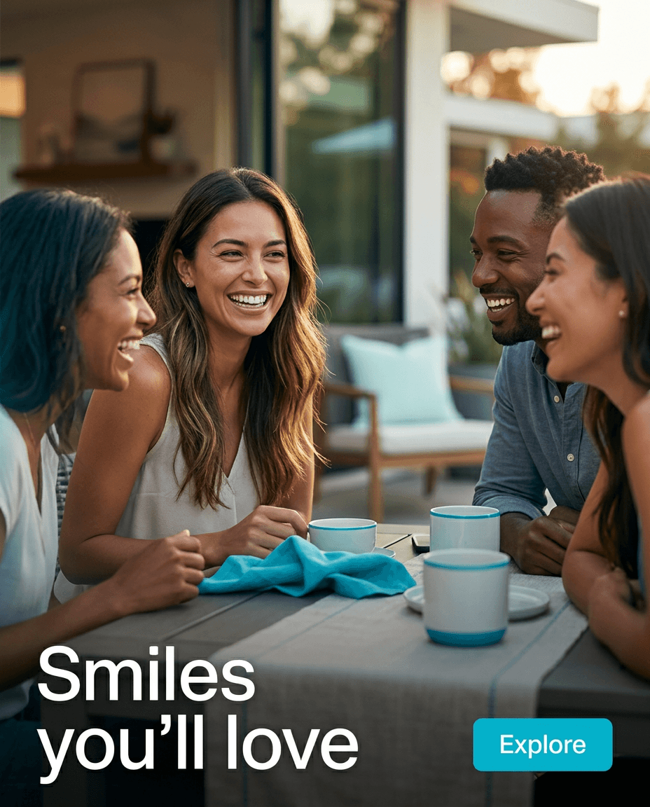 Dental Instagram ad example — Lifestyle