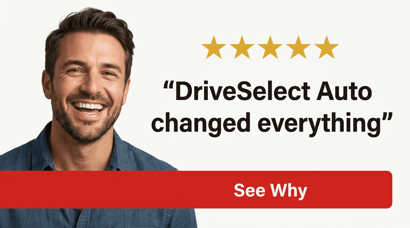 Automotive Google Display ad example — Testimonial