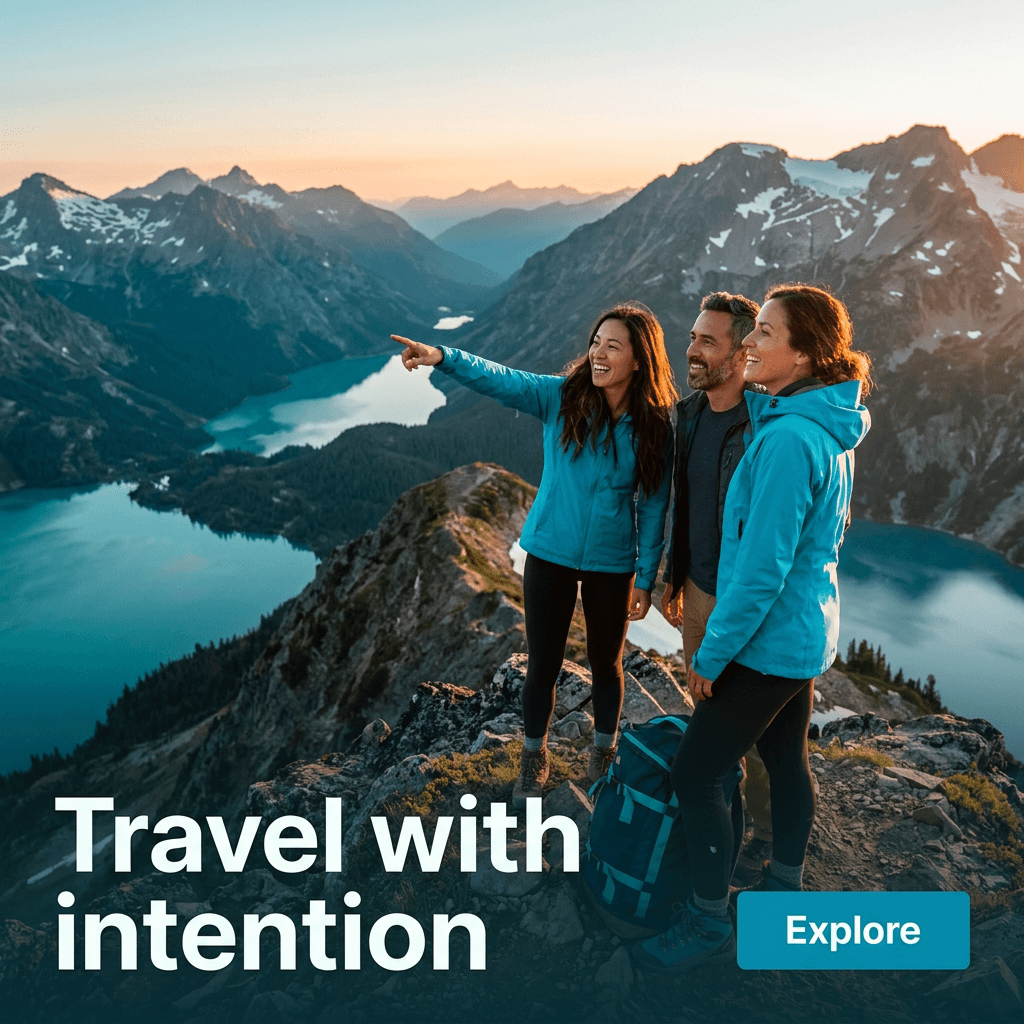 Travel & Tourism LinkedIn ad example — Lifestyle