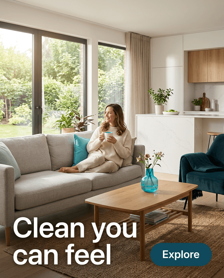 Cleaning Services Instagram ad example — Lifestyle