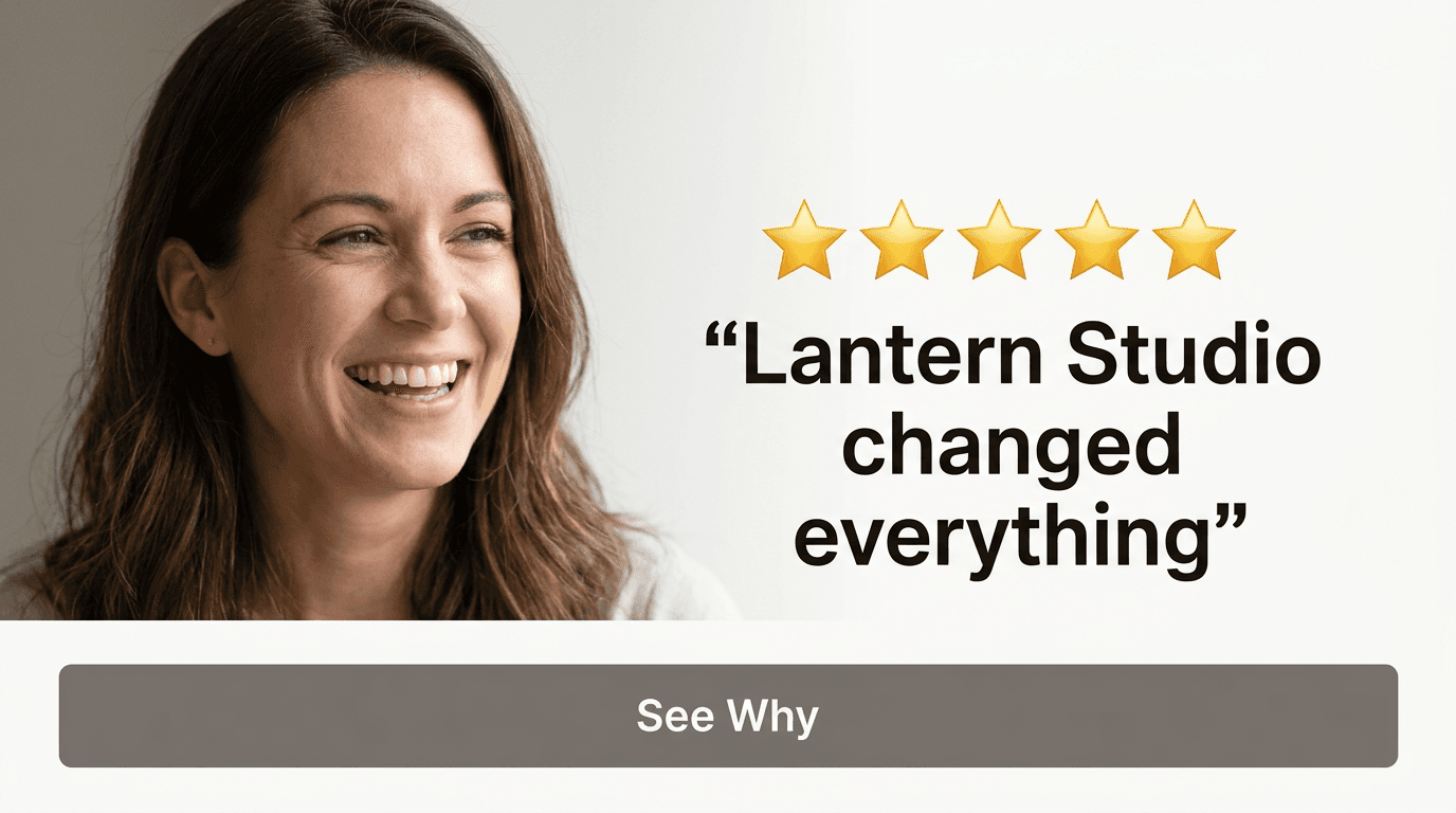 Photography Google Display ad example — Testimonial