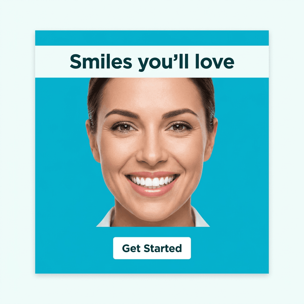 Dental LinkedIn ad example — Product Hero