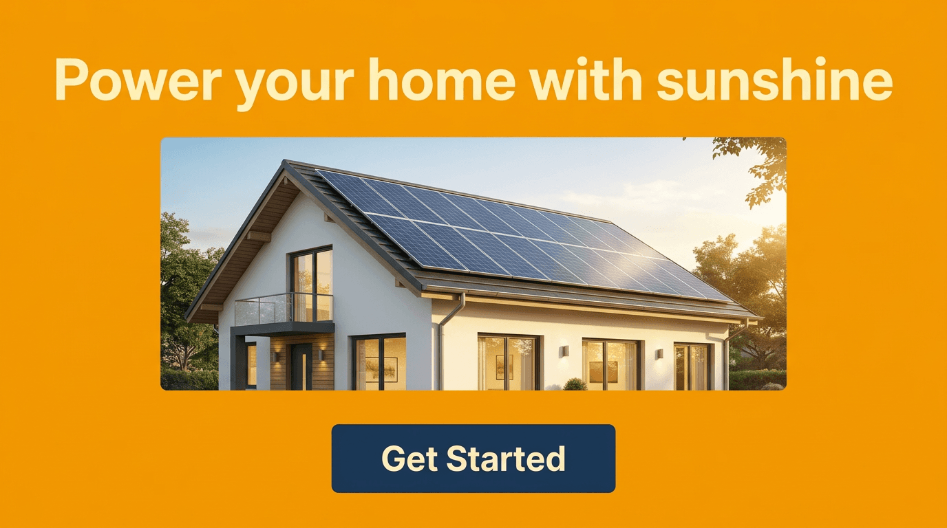 Solar & Renewable Energy Google Display ad example — Product Hero