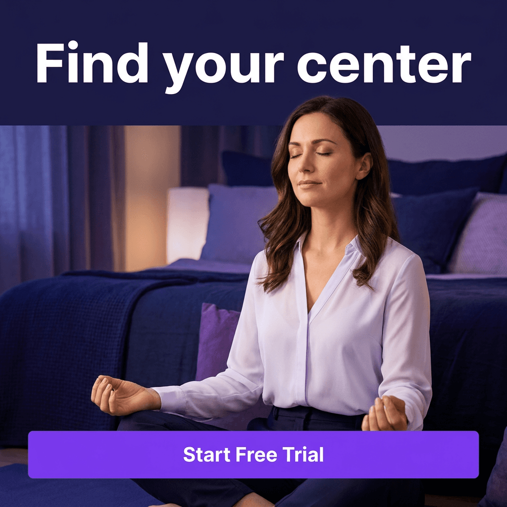 Meditation & Wellness LinkedIn ad example — Limited Offer