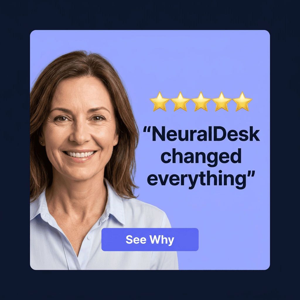 AI & Machine Learning LinkedIn ad example — Testimonial