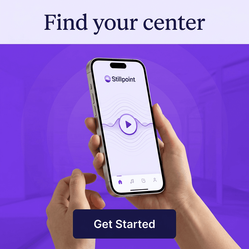 Meditation & Wellness LinkedIn ad example — Product Hero